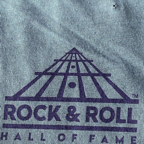 Rock & Roll Hall of Fame Ombré Grey Screen Print Short Sleeve T-shirt Size Small - Picture 4 of 7